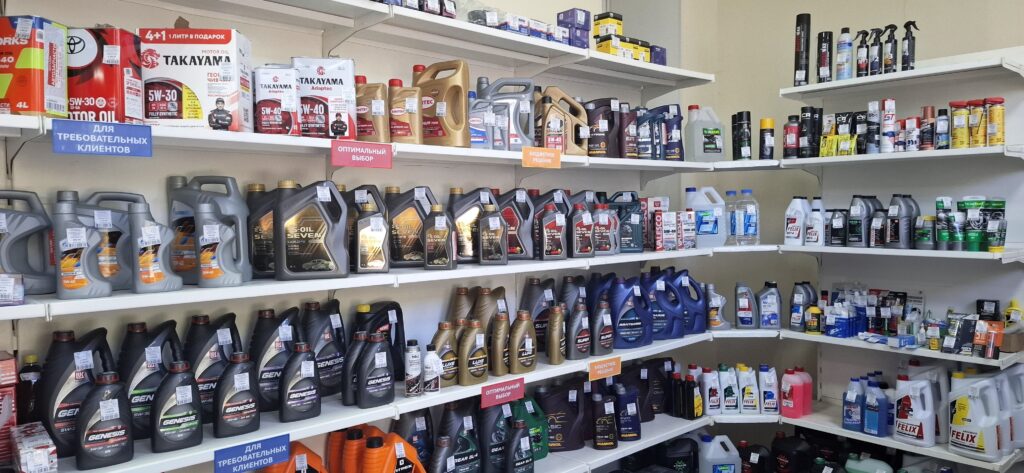 Широкий выбор моторных масел